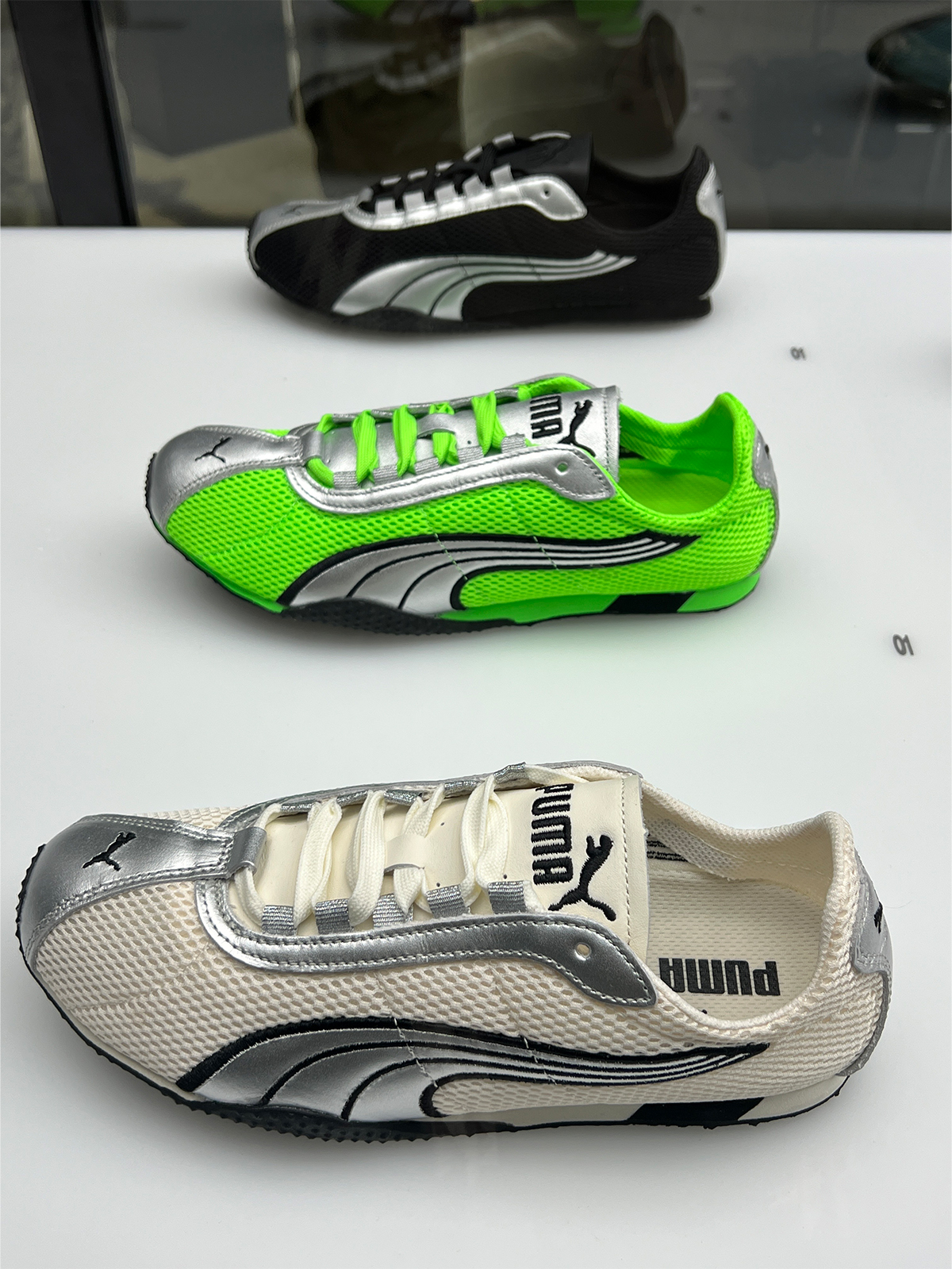 Puma's H-Street sneakers, which are out this summer, on display at the H-Street activation in Seoul, South Korea.