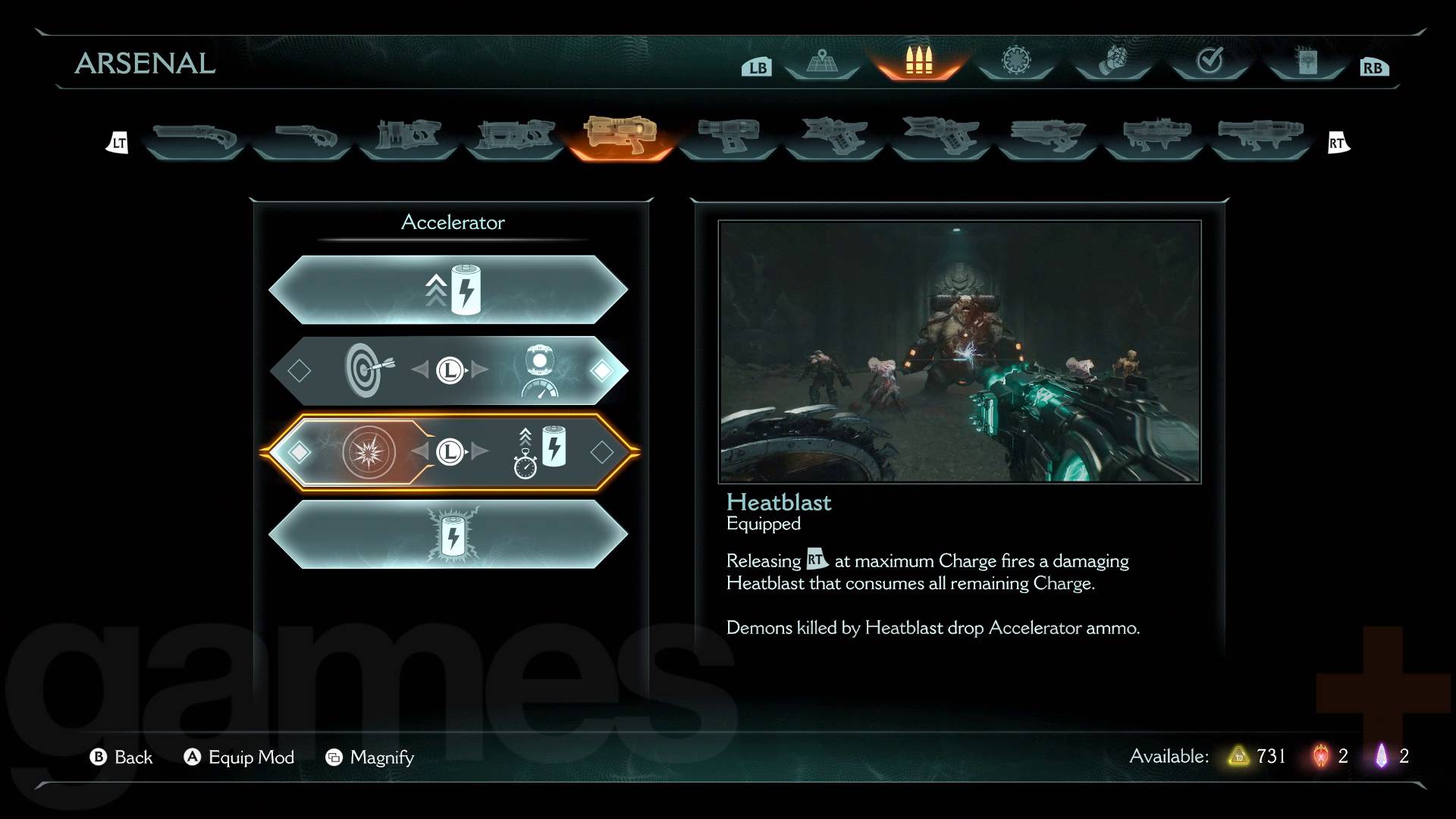 Doom The Dark Ages best upgrades for Plasma Accelerator