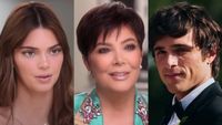 Kendall and Kris Jenner are shown on The Kardashians, while Jacob Elordi is shown on Euphoria.