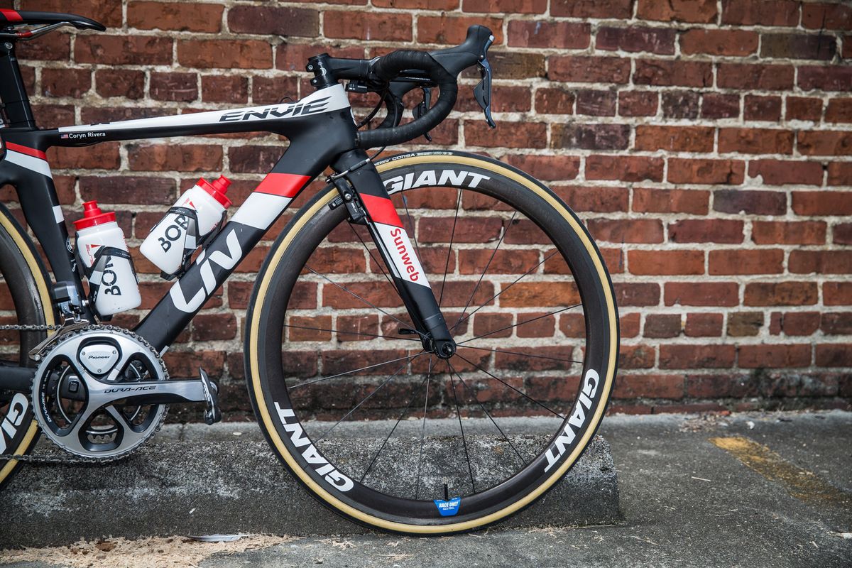 Coryn Rivera's Team Sunweb Liv Envie uses the OverDrive tapered steerer