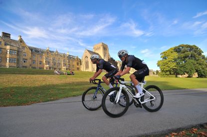 Saint Piran riders on S-Works bikes