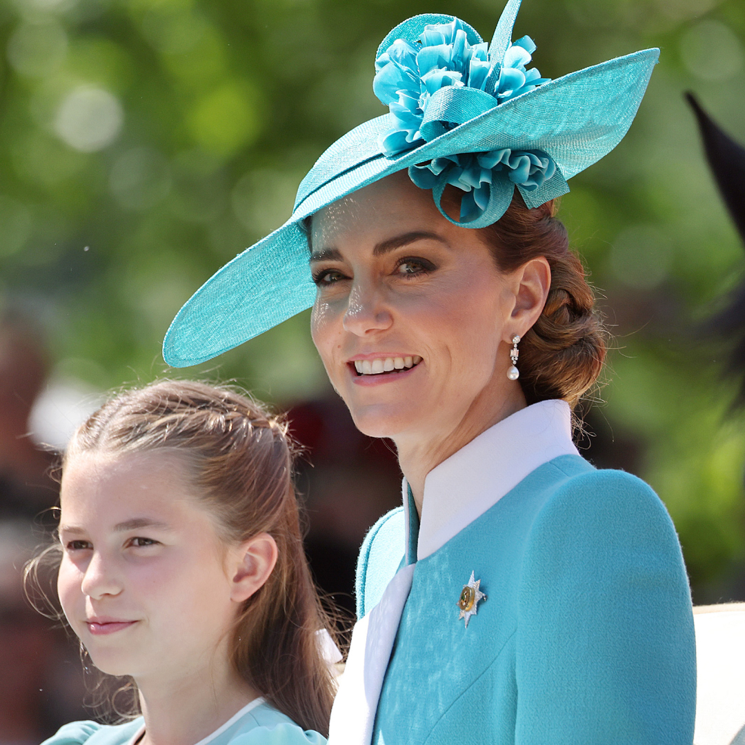 Princess Charlotte and Princess Kate display their mother-daughter aesthetic at Trooping the Colour 2025