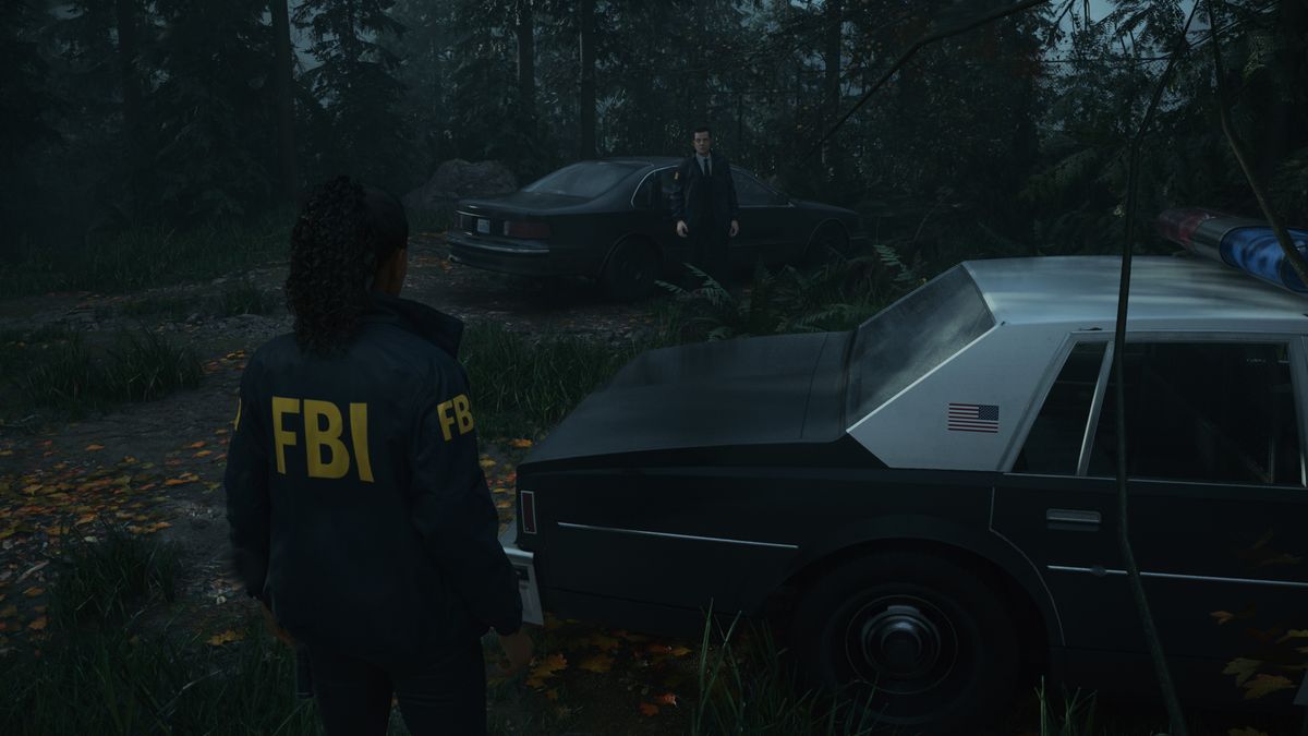 Alan Wake 2 image fidelity comparison screenshots