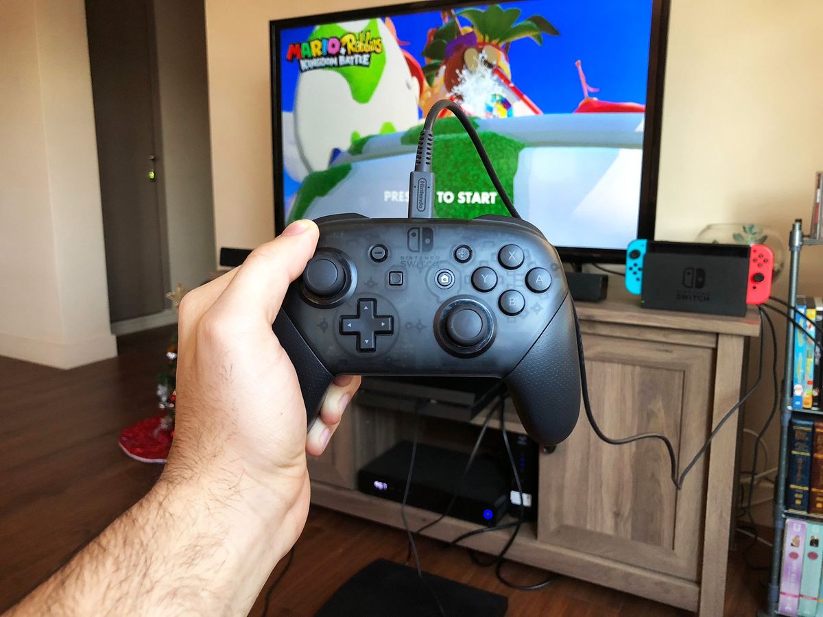 Wired nintendo switch pro shop controller