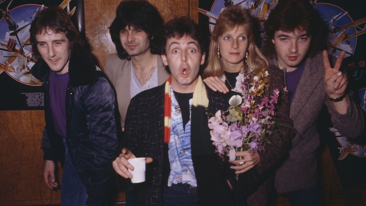 Paul McCartney and Wings, shot at the Royal Court Theater, liverpool, as part of their tour of the UK to promote their newest album 'Back To The Egg' in November 1979.