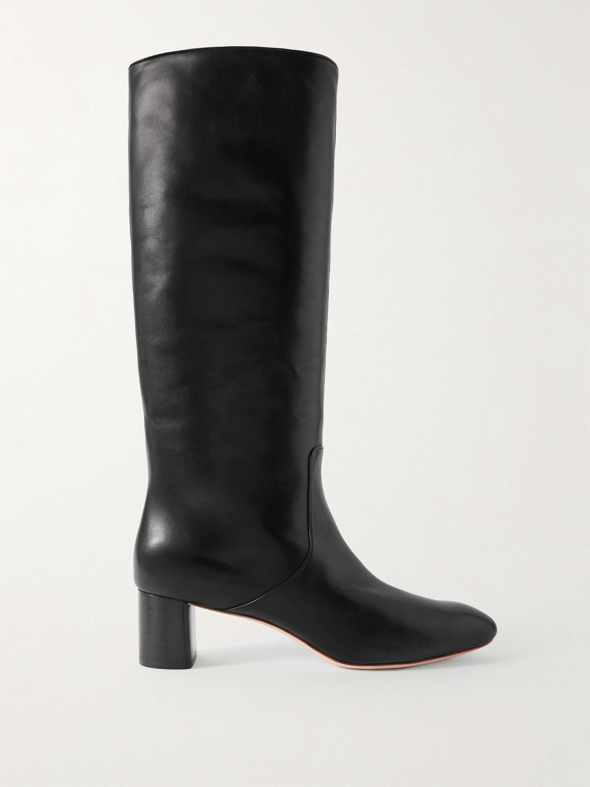 Gia Leather Knee Boots