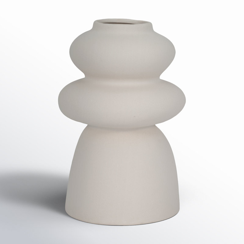 Birch Lane&amp;trade; Ivory Ceramic Vase - Novelty, White, Solid Color, Ceramic, Timeless Elegance for Modern Home Decor &amp;amp; Reviews | Wayfair