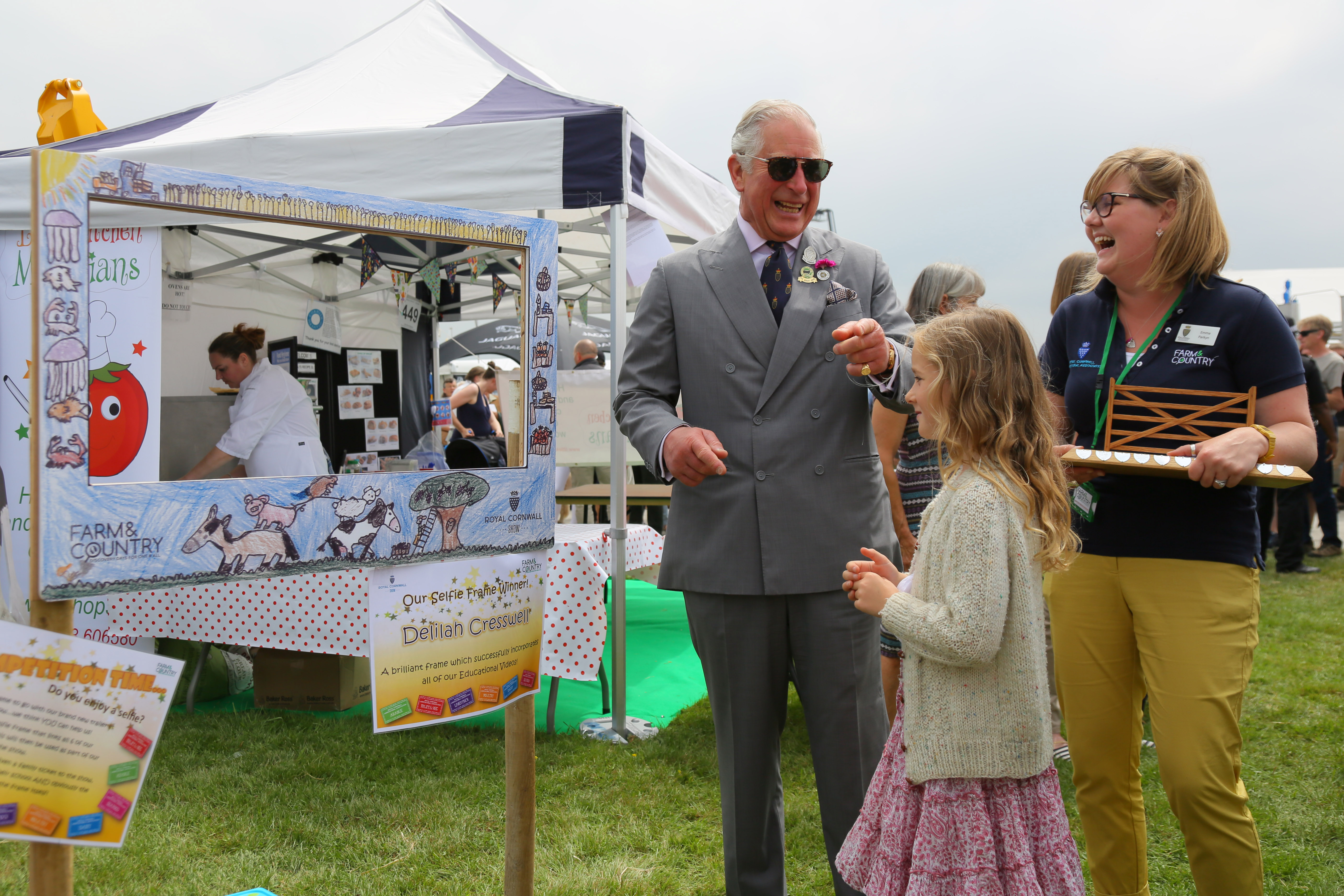 King Charles at the Royal Cornwall Show