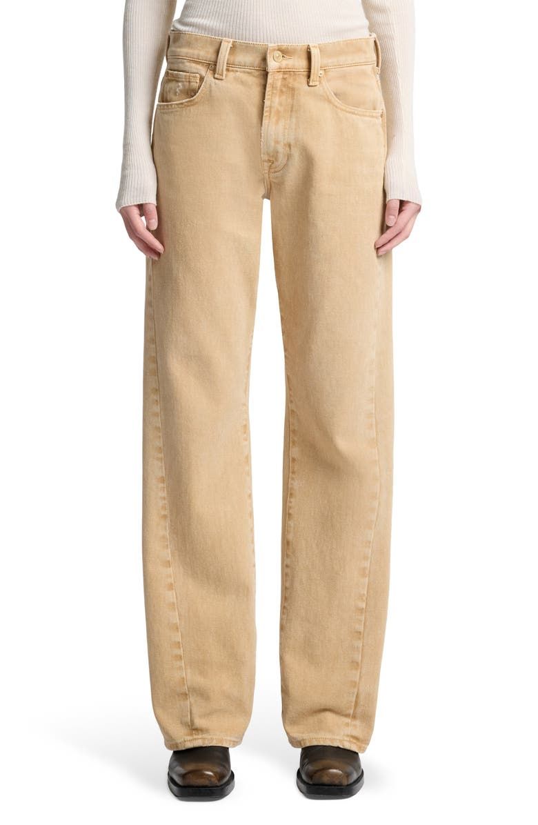 Tess Twisted Seam High Waist Straight Leg Jeans