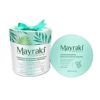 Mayraki Hair Mask for Dry Damaged Hair | Weightless Essential Oil Nutritive Hair Repair Treatment 250ml | 8.45 Fl.oz | Deep Conditioning Hair Mask for Color Treated,Curly and Frizzy Hair