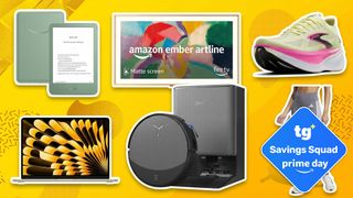 Collage of items on sale for Prime Day