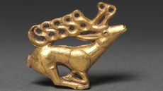 A Scythian-made stag plaque dating to 400 B.C. to 300 BC. 