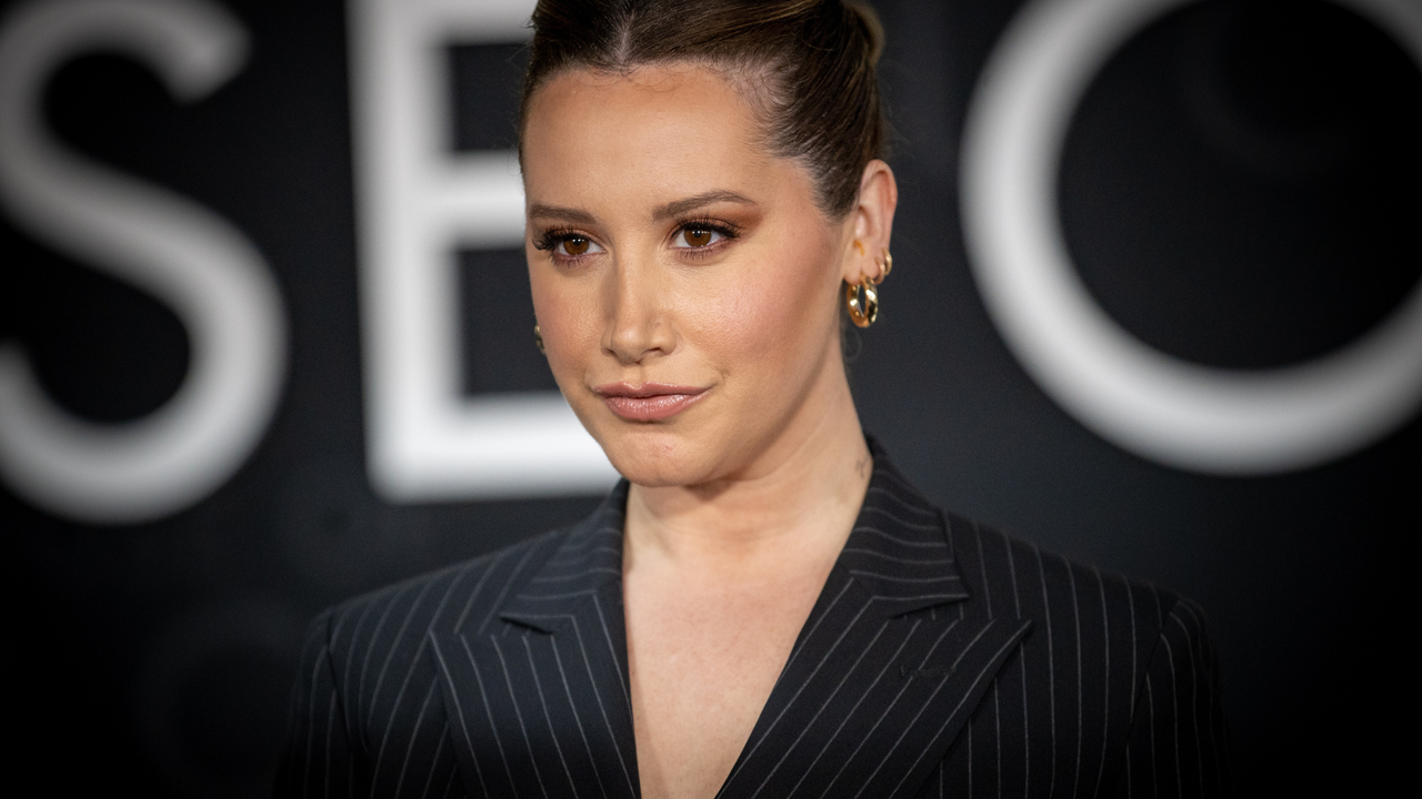 Ashley Tisdale attends the Los Angeles premiere of MGM&#039;s &#039;House of Gucci&#039; at Academy Museum of Motion Pictures on November 18, 2021 in Los Angeles, California