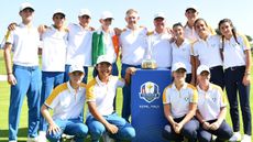 The European Junior Ryder Cup team 