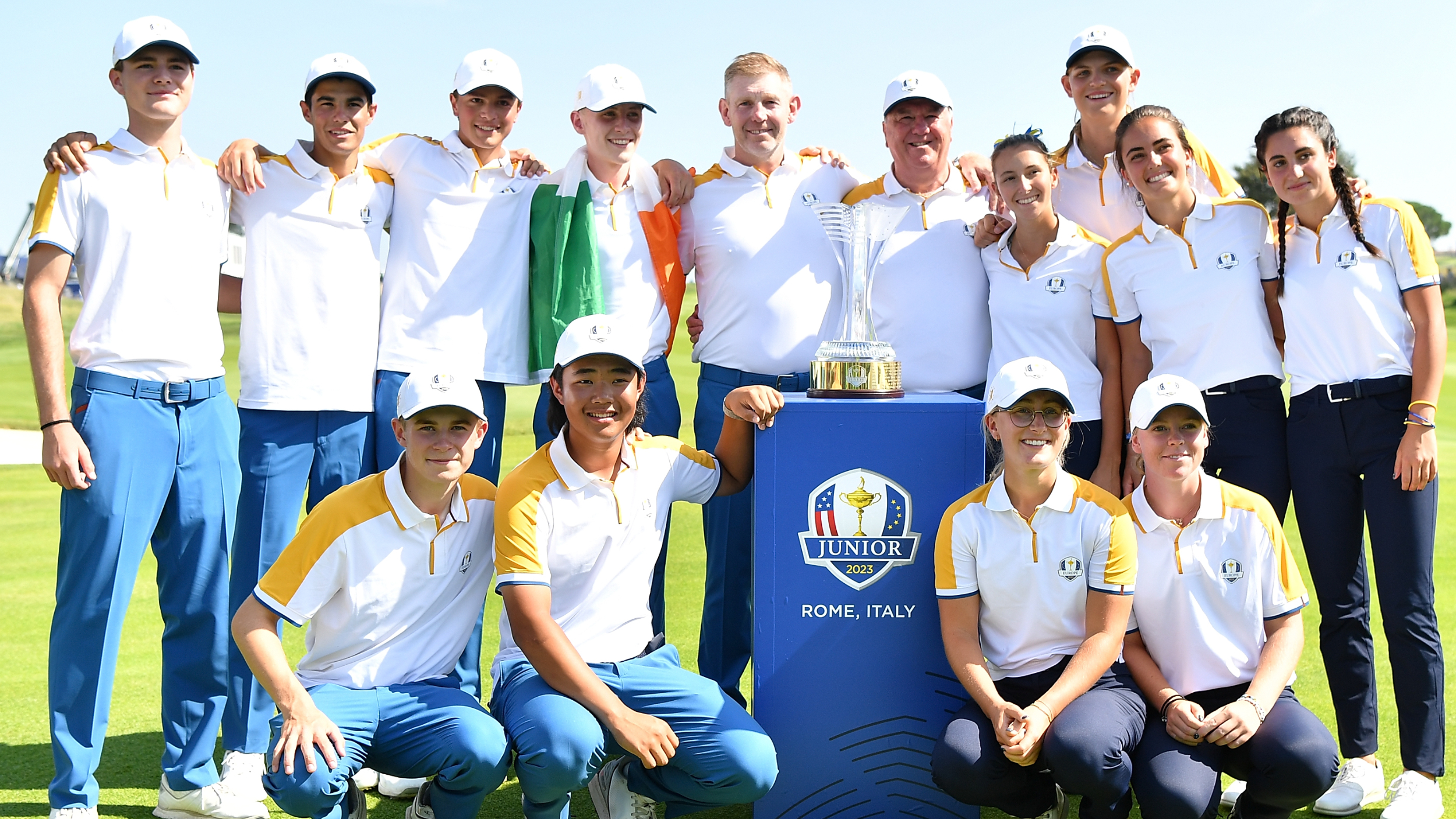 The European Junior Ryder Cup team 