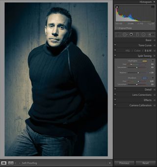 Lightroom split toning