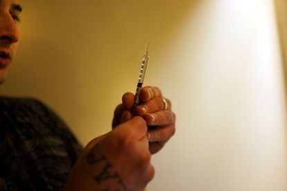 A heroin user in Vermont.