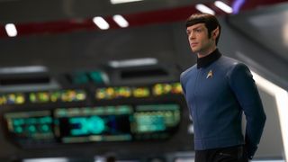 Ethan Peck as Spock in Star Trek: Discovery. 
