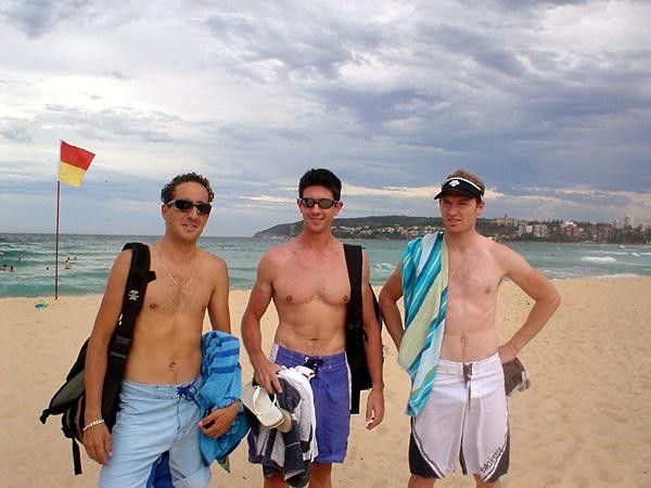 Up at Manly Beach