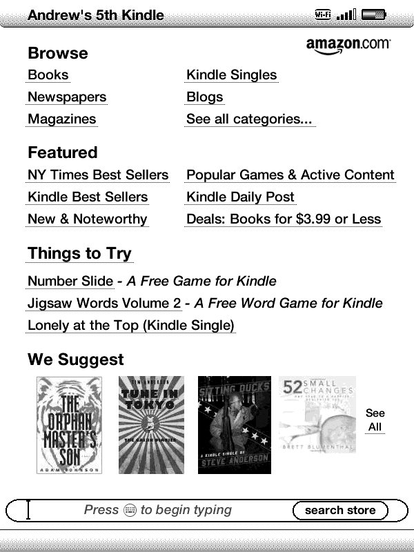 Kindle Fourth Gen