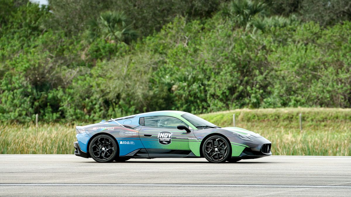 This AI-driven Maserati just hit 197.7mph without a human behind the wheel