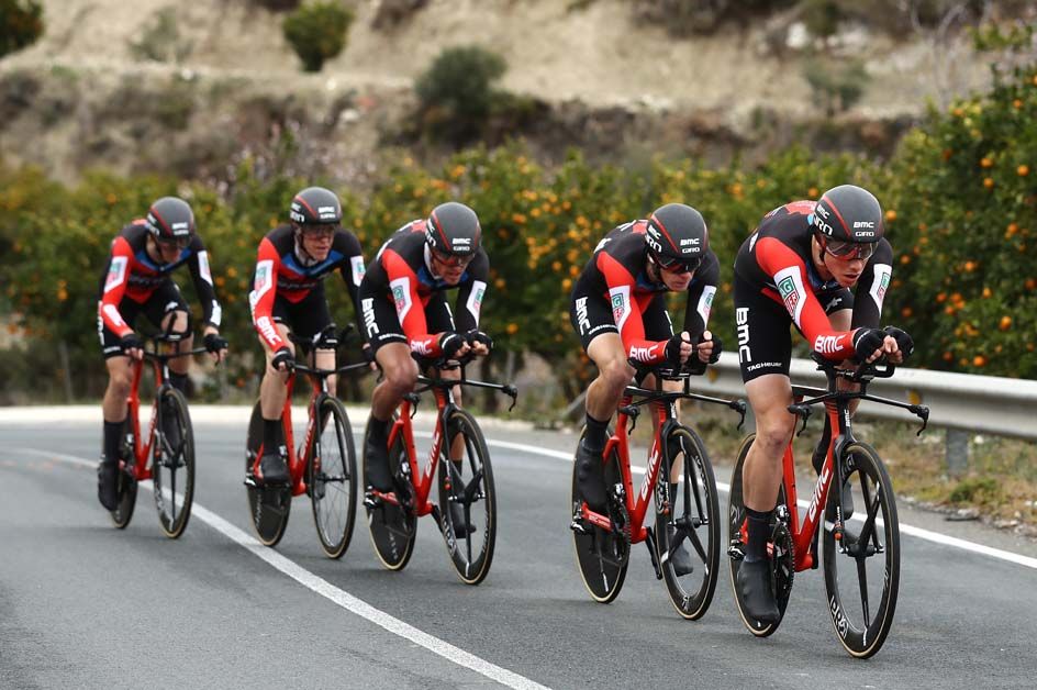 BMC Racing on their way to victory