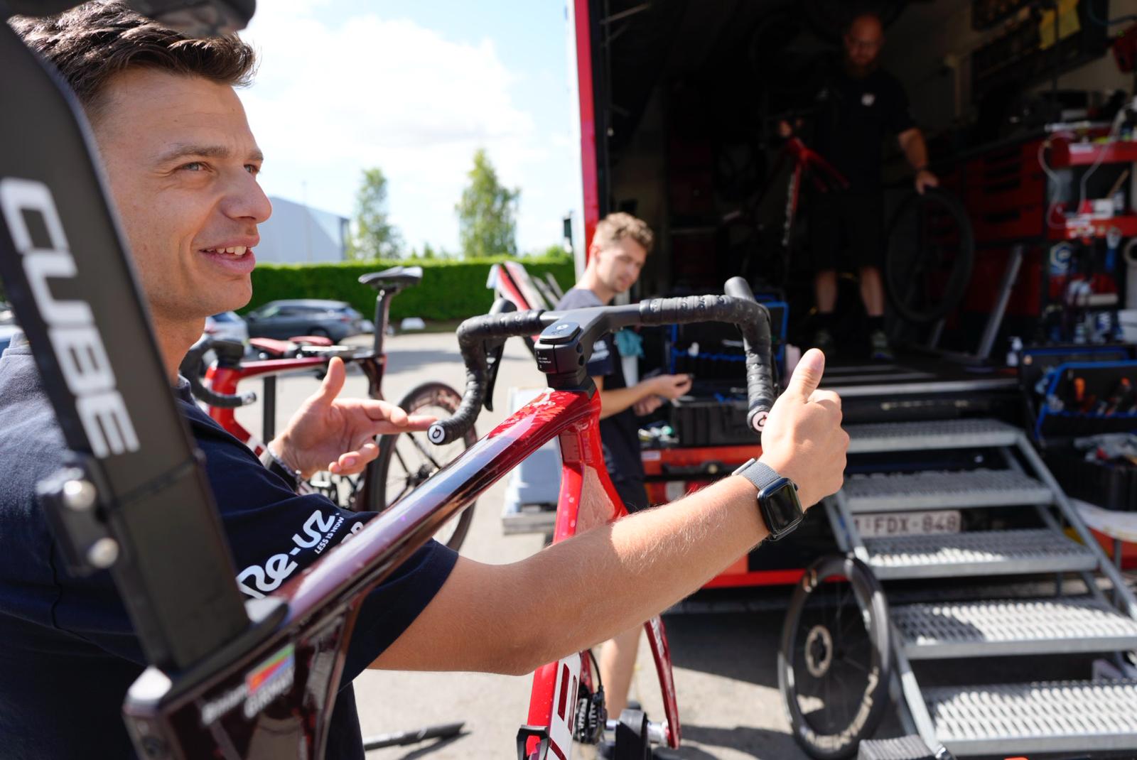 Intermarché-Wanty team bike at Tour