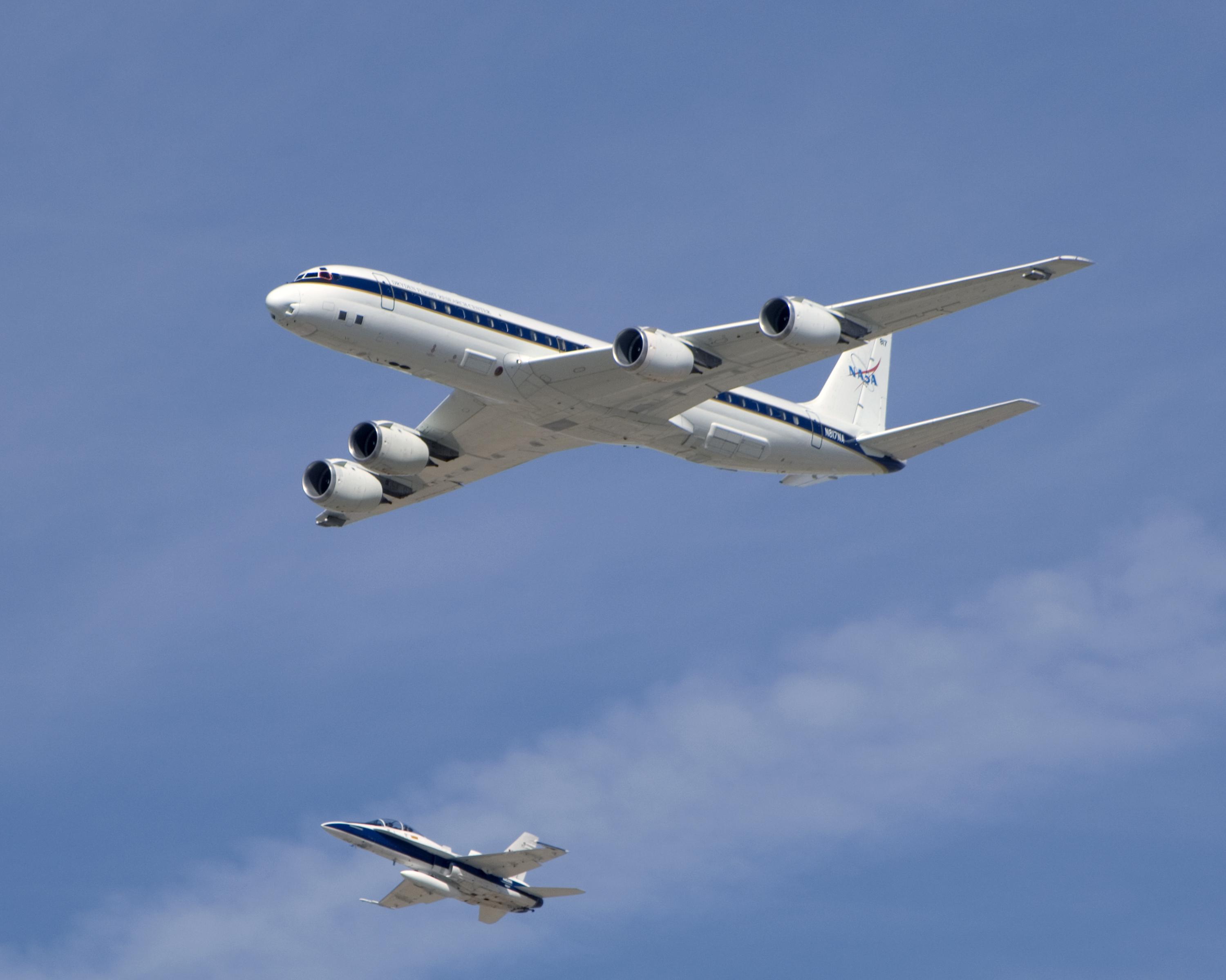 NASA's DC-8 airborne science laboratory has returned to its base after completing the six-week GCPEx snowfall precipitation mission in eastern Canada.