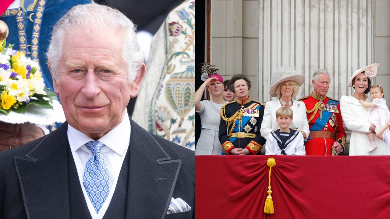 The big family reunion ahead of King Charles&#039; coronation. He is seen here alongside the wider Royal Family