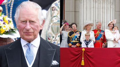 The big family reunion ahead of King Charles' coronation. He is seen here alongside the wider Royal Family