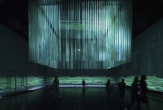 Film room in the New Zealand Pavilion, World Expo 2020, Dubai.