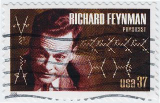 Physicist Richard Feynman won the Nobel Prize, worked on the Manhattan Project and was featured on a U.S. Postal Service stamp. 