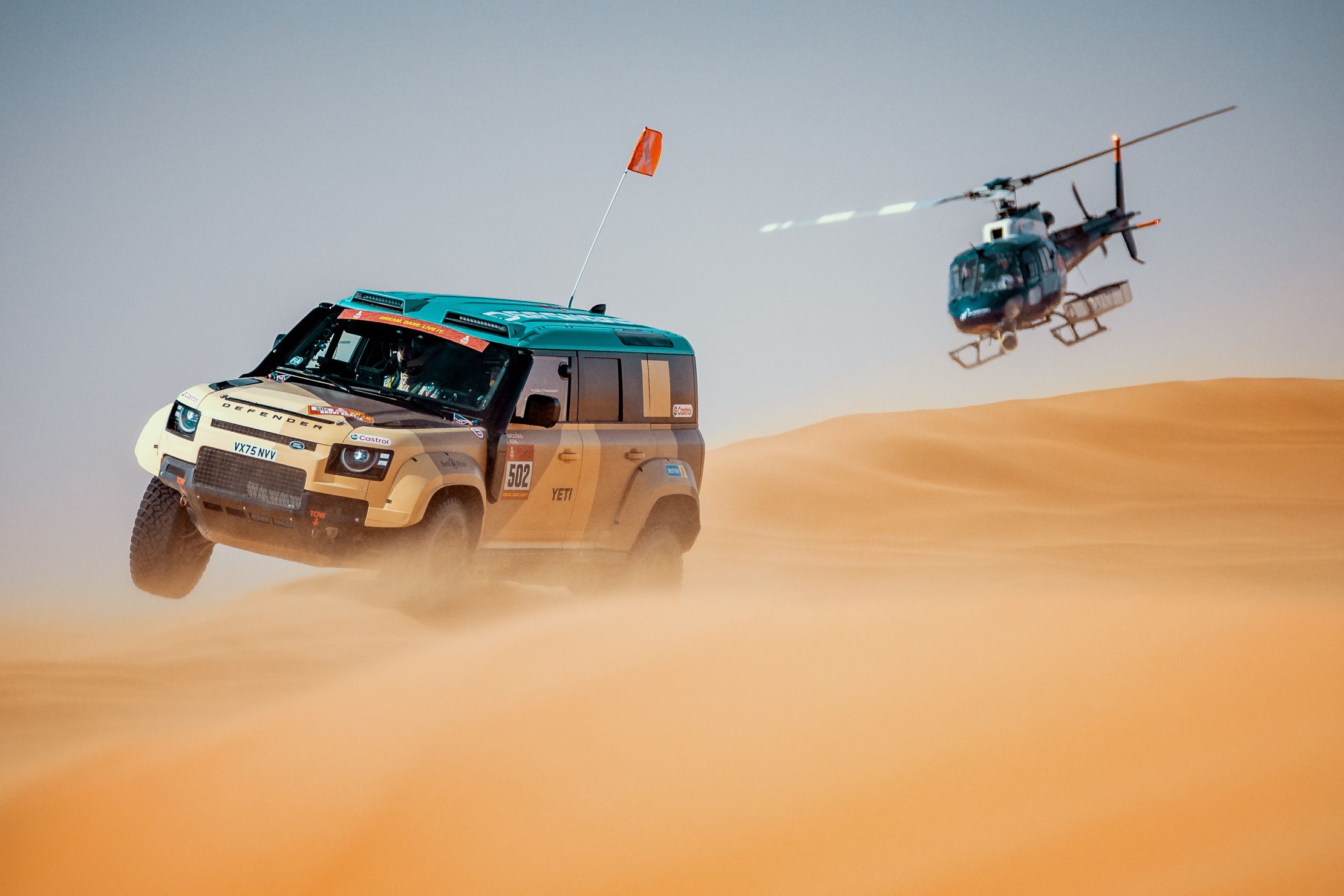'Some of the guys and girls out there haven't slept in 36 hours' — With Defender in the dunes of Dakar