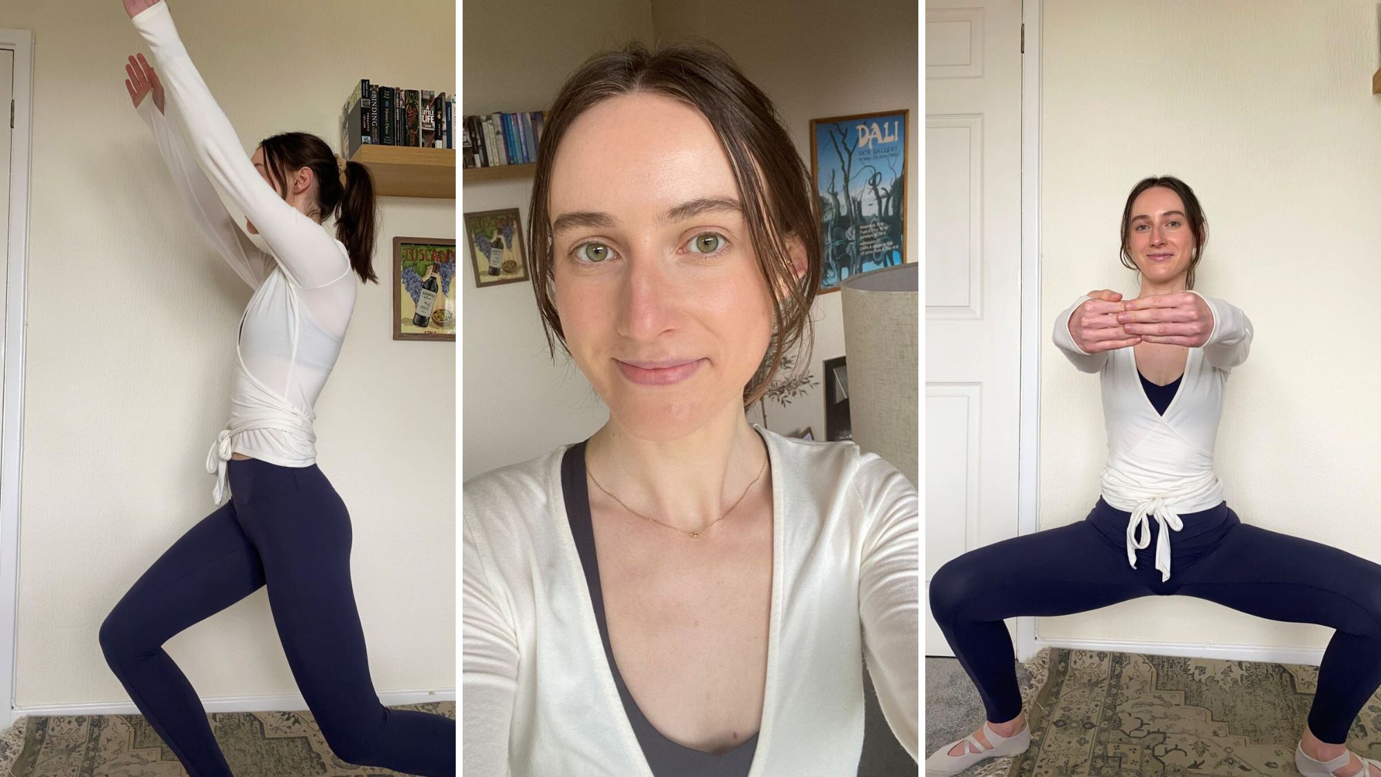 Health writer Katie Sims trying dance cardio workouts