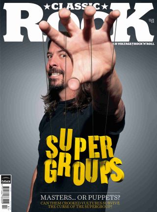 The cover of Classic Rock magazine issue 146 featuring Dave Grohl