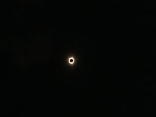Totality shines.