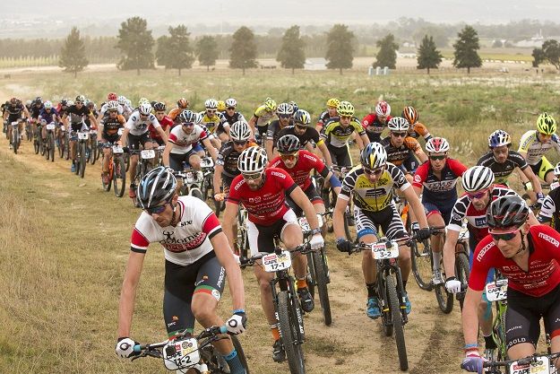 Riders on course for the seventh and final stage of the 2016 Cape Epic
