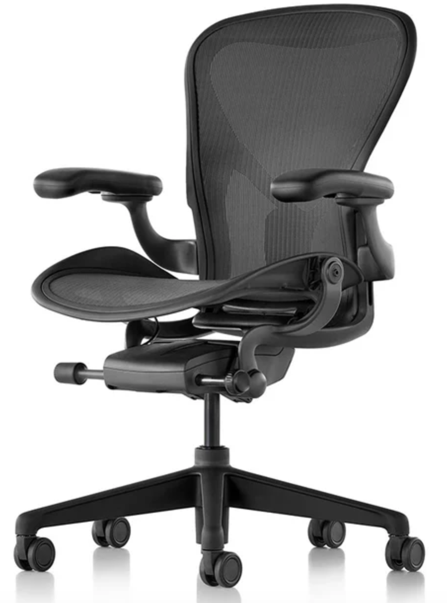 Product shot of Herman Miller Aeron chair