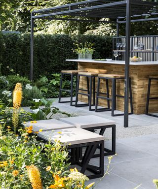Designing a garden bar