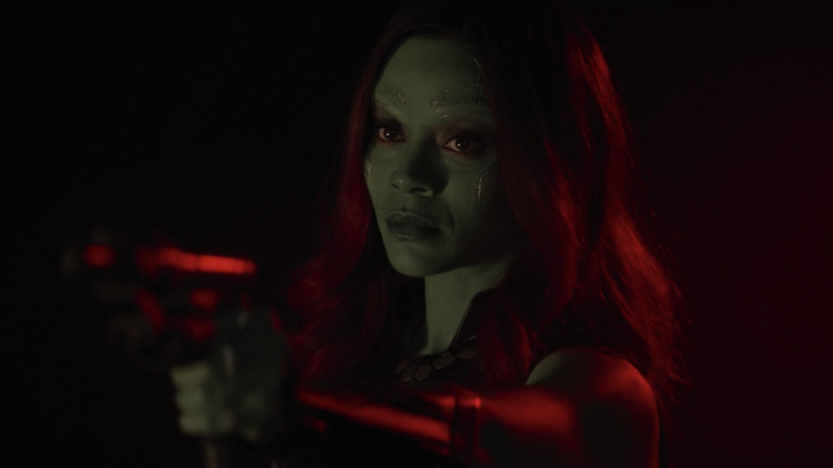 Zoe Saldana as Gamora in Avengers: Endgame