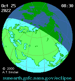 The second partial solar eclipse of the year is viewable from Europe, western Asia and northeast Africa.