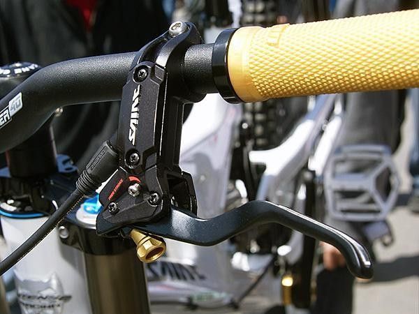 Shimano's new Saint group featured heavily on a number of bikes at Sea Otter.