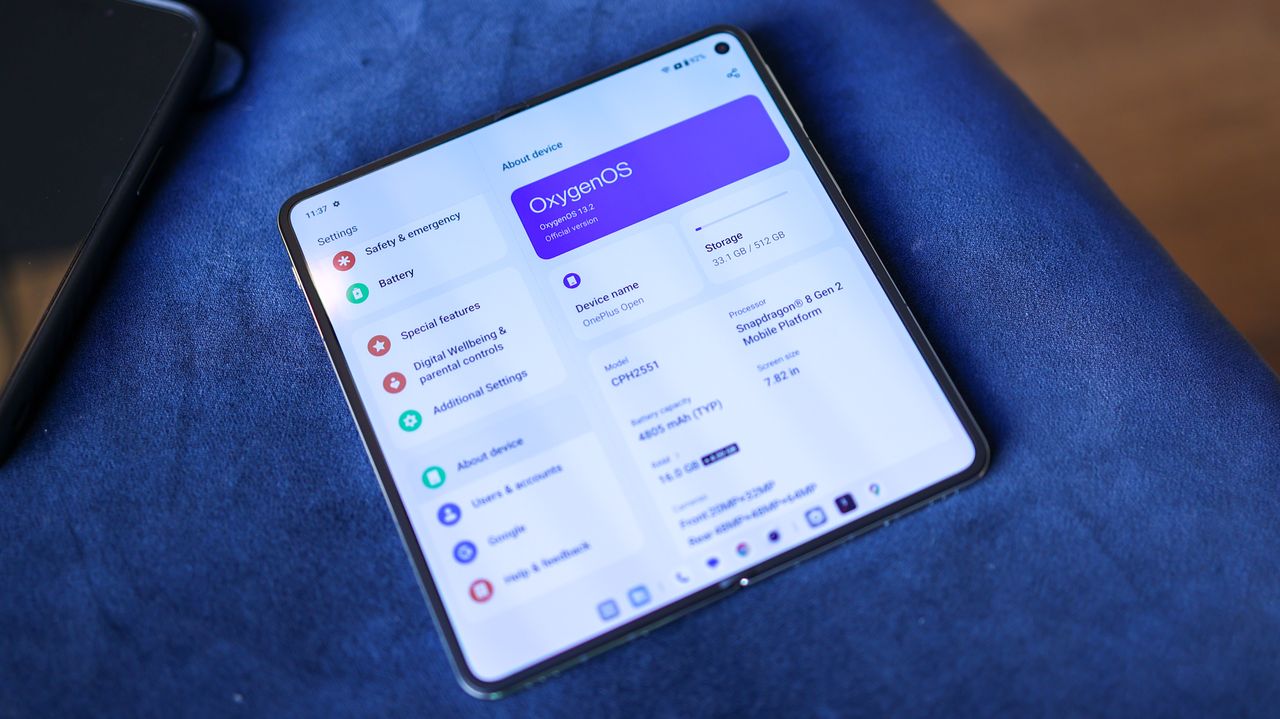 A photo of the OnePlus Open
