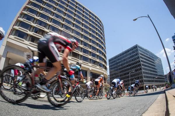 Racing through Crystal City.