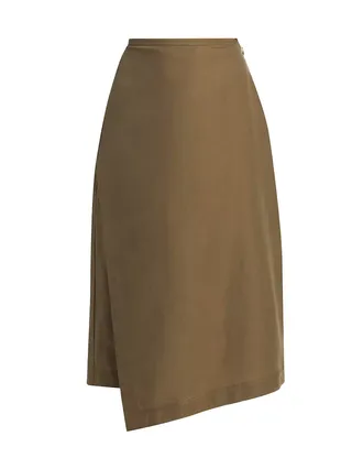 Utility Panelled Asymmetric Skirt