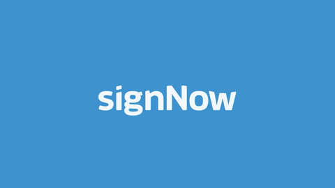 Screenshot of SignNow interface