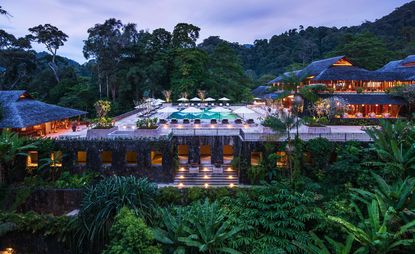 Exterior view of The Datai hotel, Langkawi, Malaysia