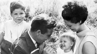 Lord Snowdon and Princess Margaret with their children David and Sarah