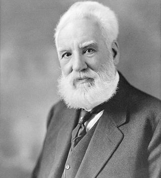 this profile photo shows alexander graham bell, best known for inventing the telephone