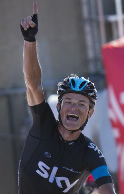 Vuelta stage 18 winner Vasil Kiryienka (Team Sky)